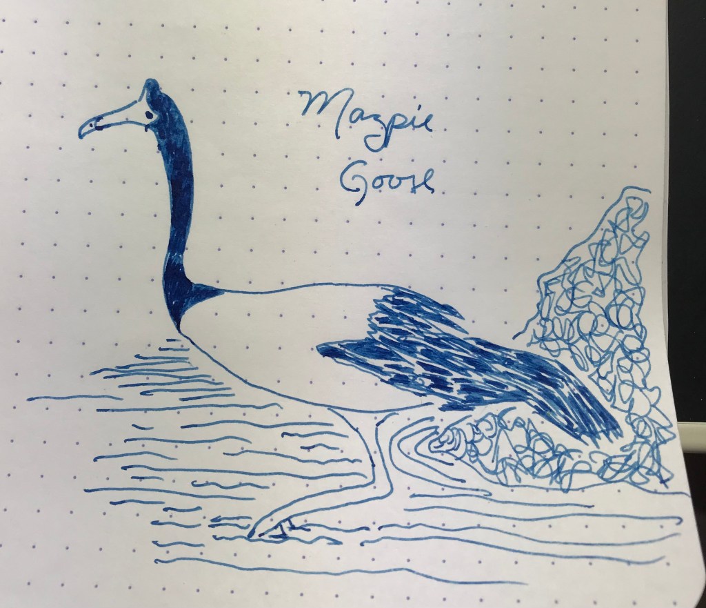 18 February – Diamine Kensington Blue (Magpie&nbsp;Goose)