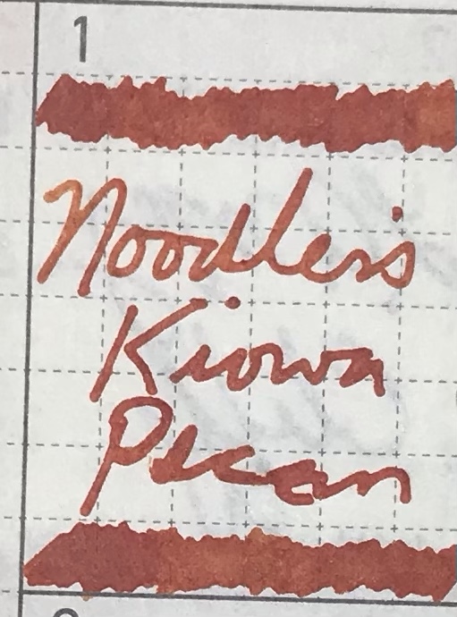 1 April 2024 – Noodler’s Kiowa&nbsp;Pecan