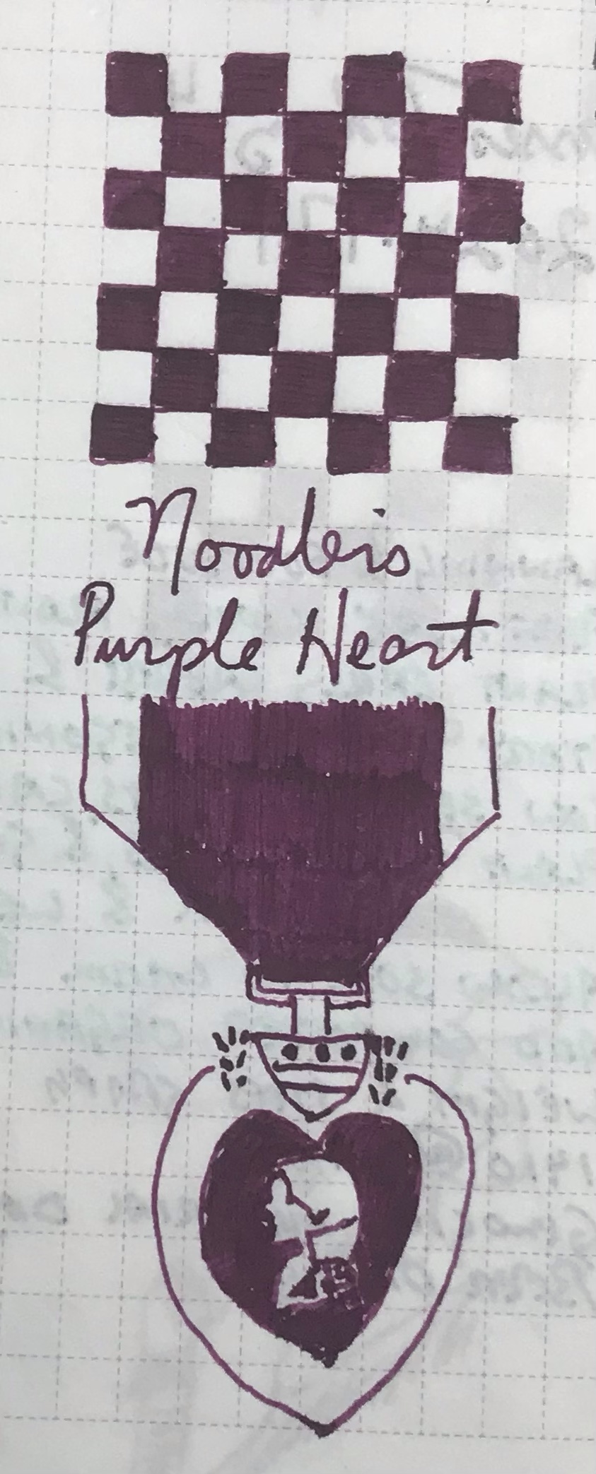 8 April 2024 – Noodler’s Purple&nbsp;Heart