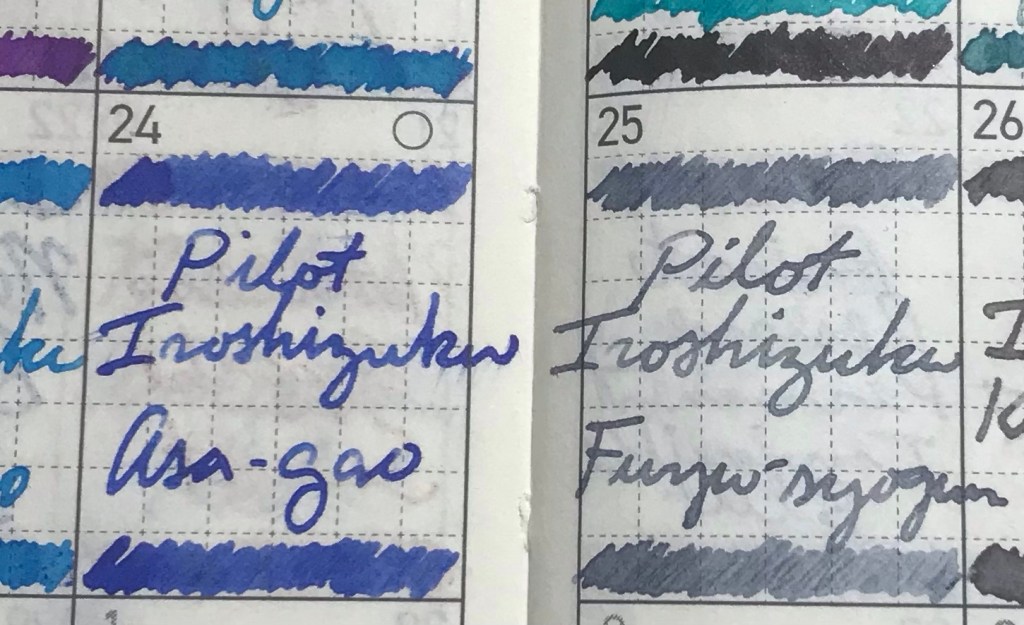 25 April 2024 – Pilot Iroshizuku&nbsp;Fuyu-syogun